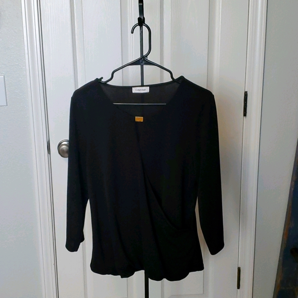 Calvin Klein 3/4 length sleeve top